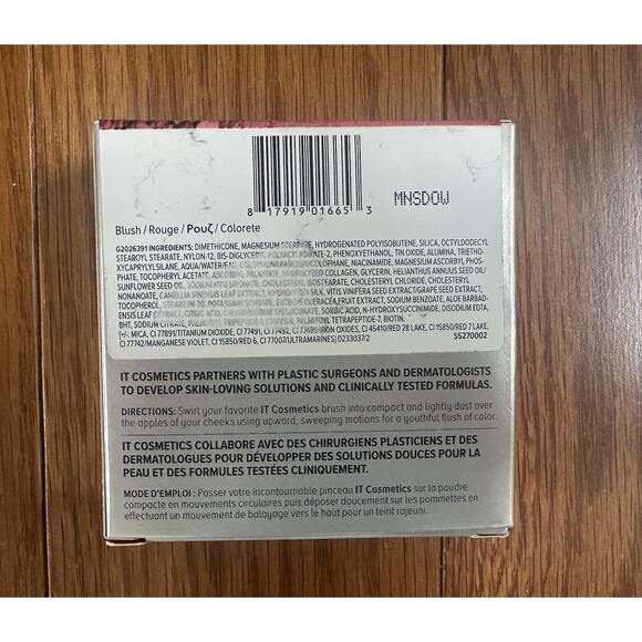 IT COSMETICS BYE BYE Pores Blush New In Box Naturally Pretty (Warm Peach) - Picture 4 of 4